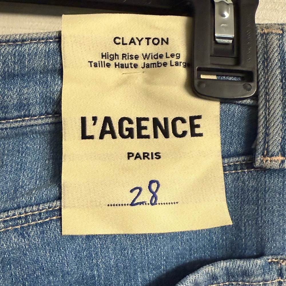 L'AGENCE
Clayton Salina Wide Leg Jean- size 28 - Picture 6 of 7